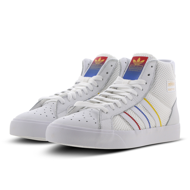Adidas Originals Basket Profi Shoes in White / Blue / Red [FY6554]