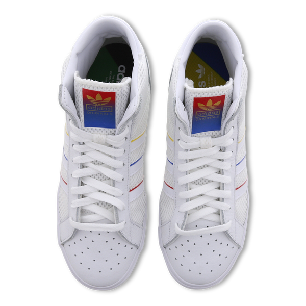 Adidas Originals Basket Profi Shoes in White / Blue / Red [FY6554]