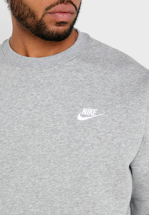Nike Sportswear Men's Club Fleece Tracksuit in Grey