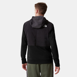 The North Face Men's Mountain Athletics Hybrid Insulated Fleece Jacket in Black