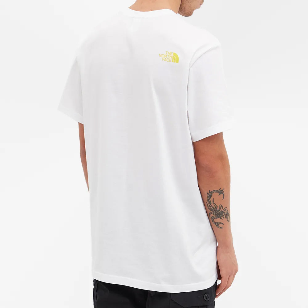 North face white on sale shirt