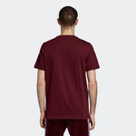 Adidas Originals Men's Outline T Shirt in Burgundy