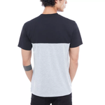 Vans Men’s Colourblock T-Shirt in Black/Athletic Heather