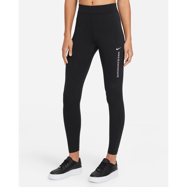Nike Sportswear Swoosh Women's High-Rise Leggings in Black [CZ8901-010]