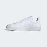 Adidas Originals Supercourt Vegan Shoes in White / Blue [FU9728]
