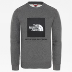 The North Face Youth Box Drew Peak Kids Sweatshirt in Grey