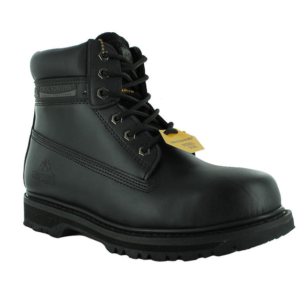 Groundwork SK21 Nubuck Leather Safety Boot with Steel Toe