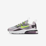 Nike Air Max 270 RT Younger Kids' Shoe in Particle Grey/Iced Lilac/Off-Noir/Lemon Venom
