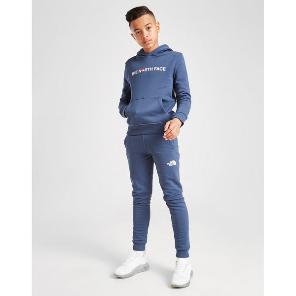 The North Face Youth Fleece Kids Pullover Tracksuit in Blue