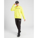 The North Face Youth Fleece Kids Pullover Tracksuit in Yellow and Black