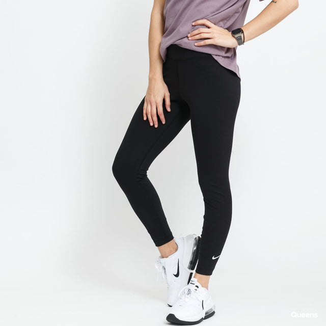 Nike Women's NSW Essential 7/8 MR Black Legging – Puffer Reds