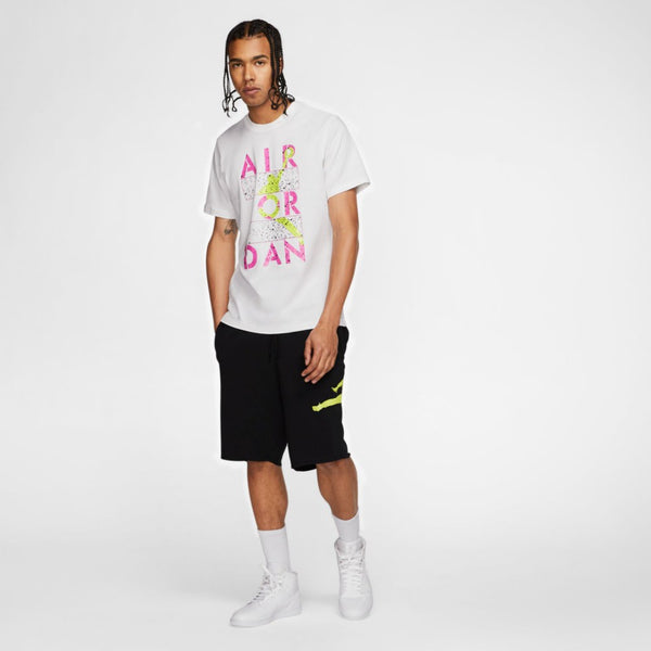 Nike Jordan Stencil T-Shirt White/Purple