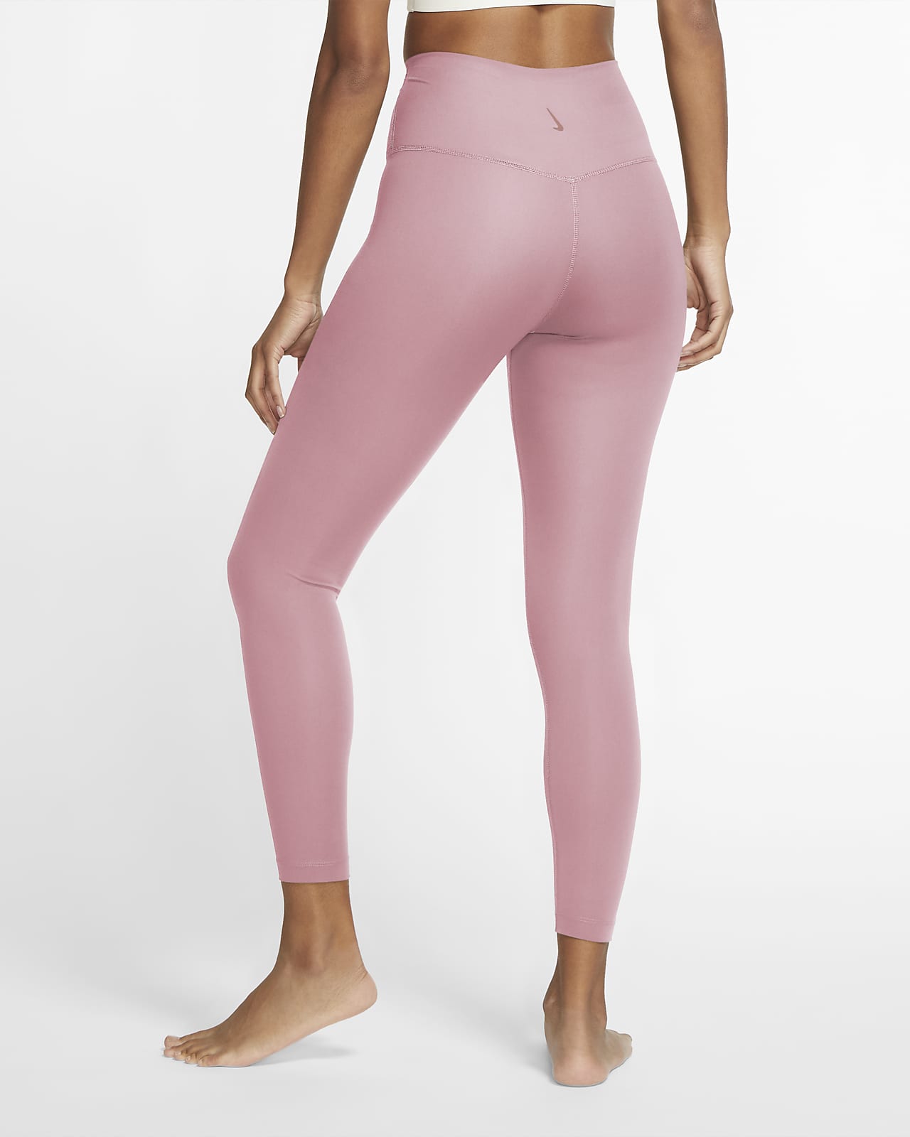 Light pink yoga top leggings